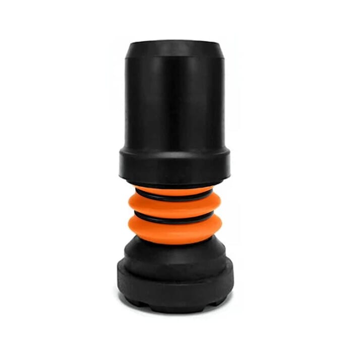 flexyfoot crutch ferrule black single