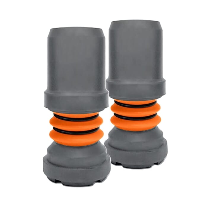 flexyfoot crutch ferrule grey pack of 2