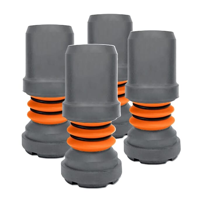 flexyfoot crutch ferrule grey pack of 4