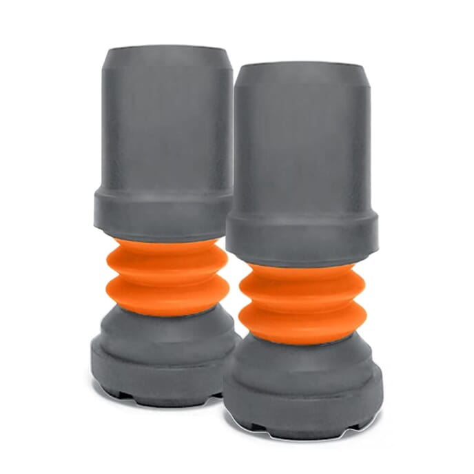 flexyfoot walking stick ferrule grey pack of 2