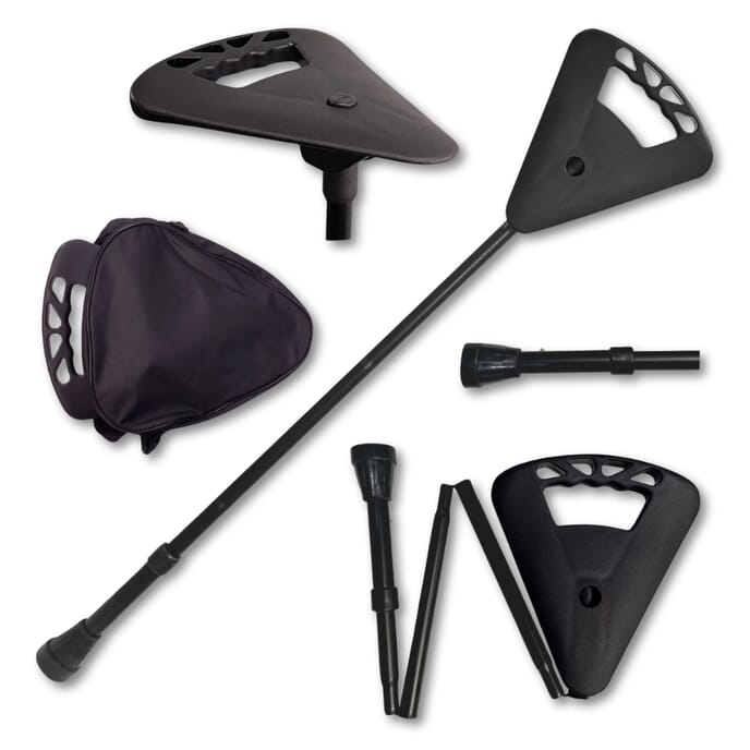 flipstick adjustable folding black