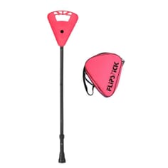 Flipstick Walking Stick - Flipstick Adjustable, Folding Dayglow Pink