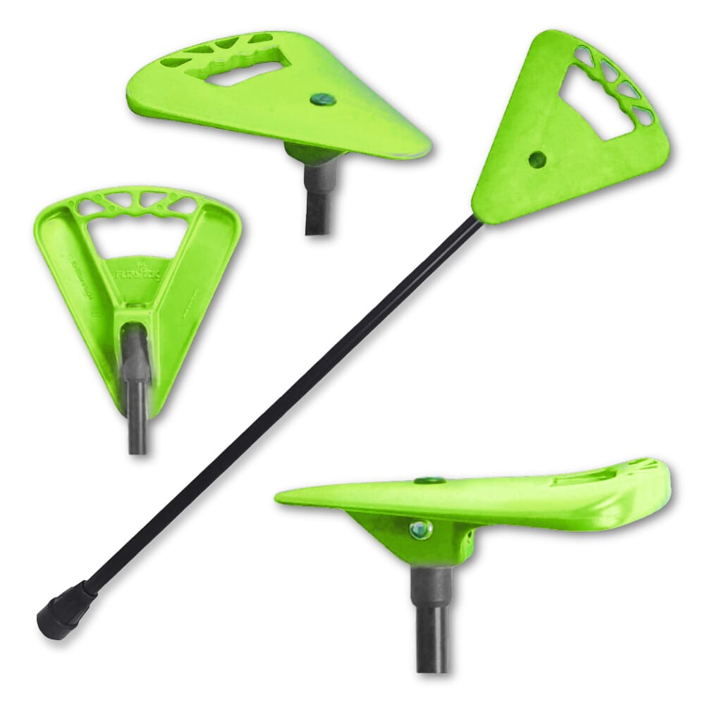 flipstick walking stick standard bright green