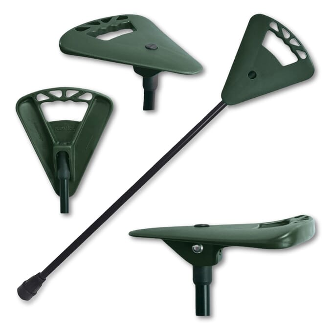 flipstick walking stick standard green
