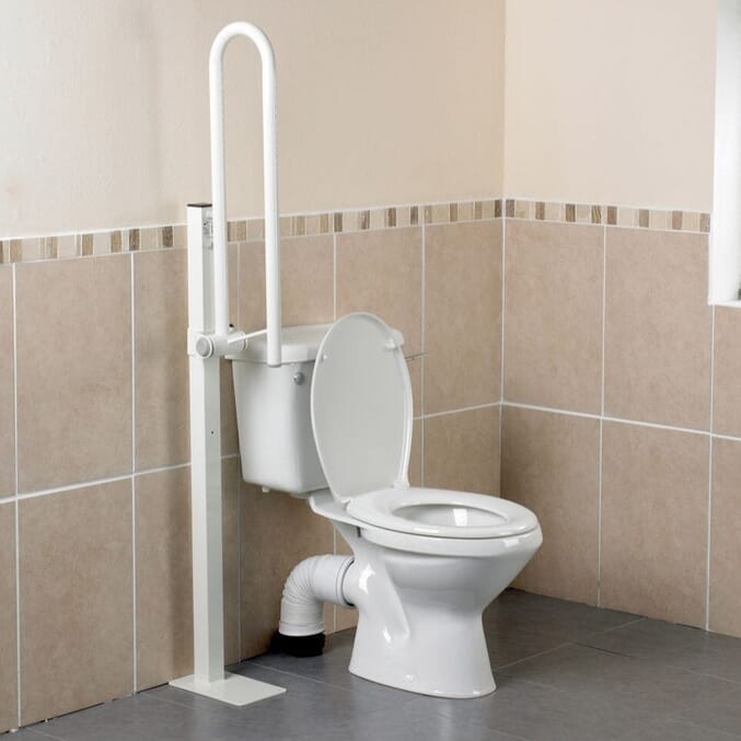 floor mounted folding rail short rail length 550mm