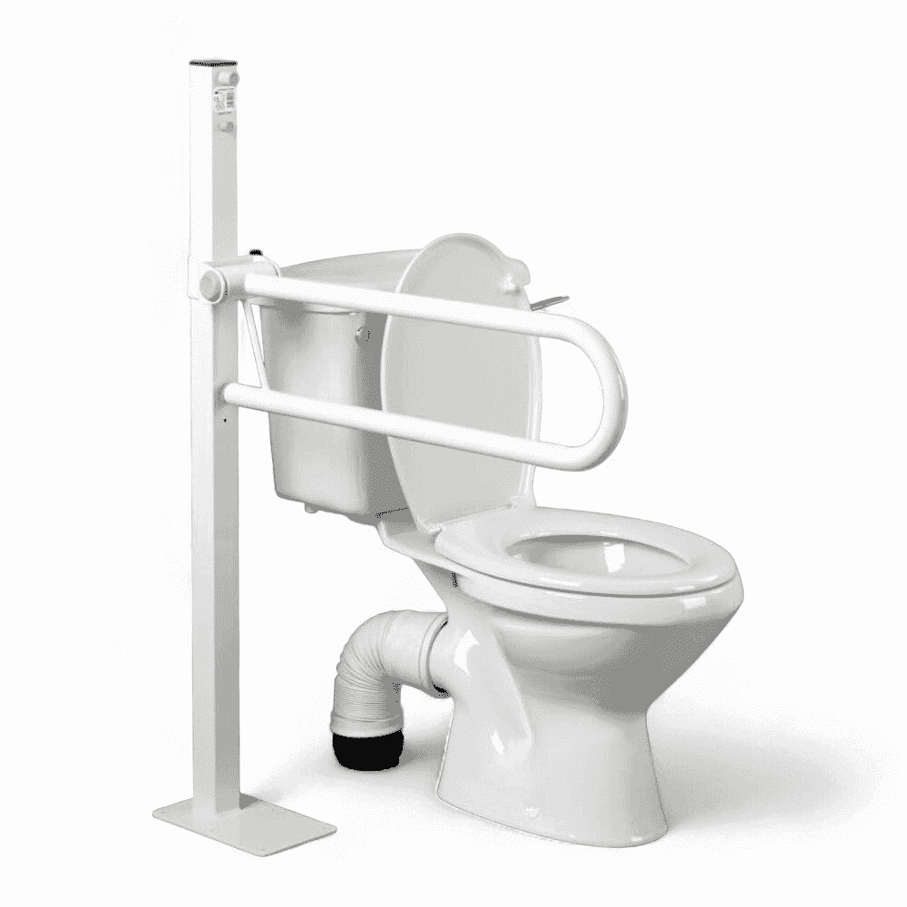Floor Mounted Folding Toilet Support Rail