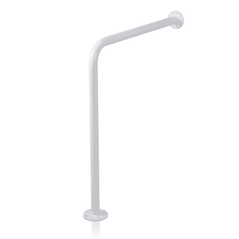floor to wall toilet support rail no toilet