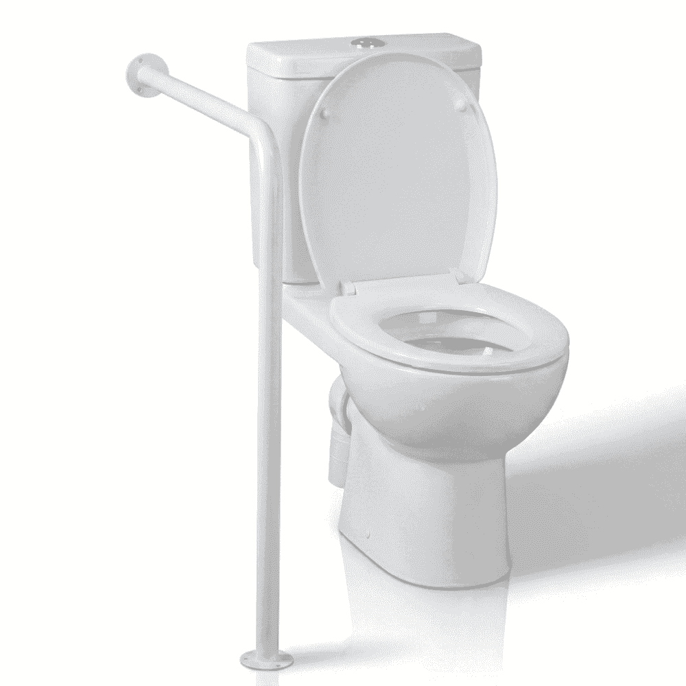 Floor To Wall Toilet Support Rail