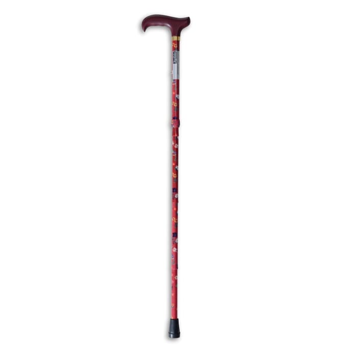 floral folding walking stick sakura