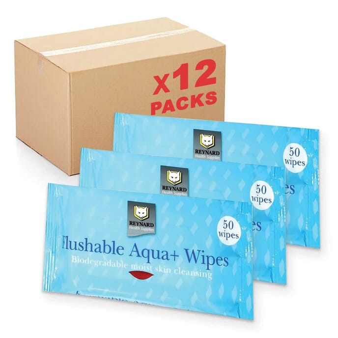 flushable wet wipes 12 packs