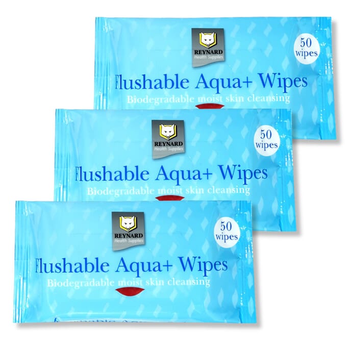 flushable wet wipes 3 packs