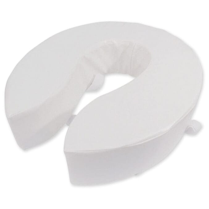 foam padded raised toilet seat 4inch