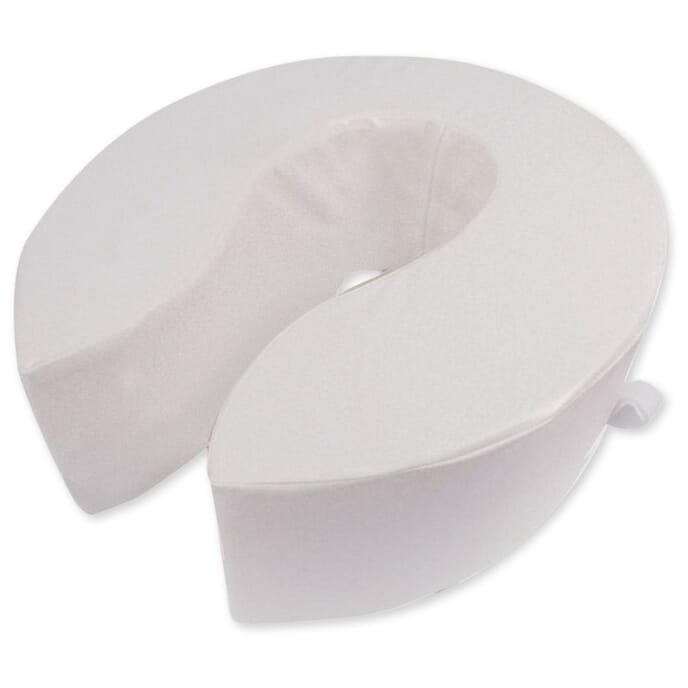 foam padded raised toilet seat 6inch