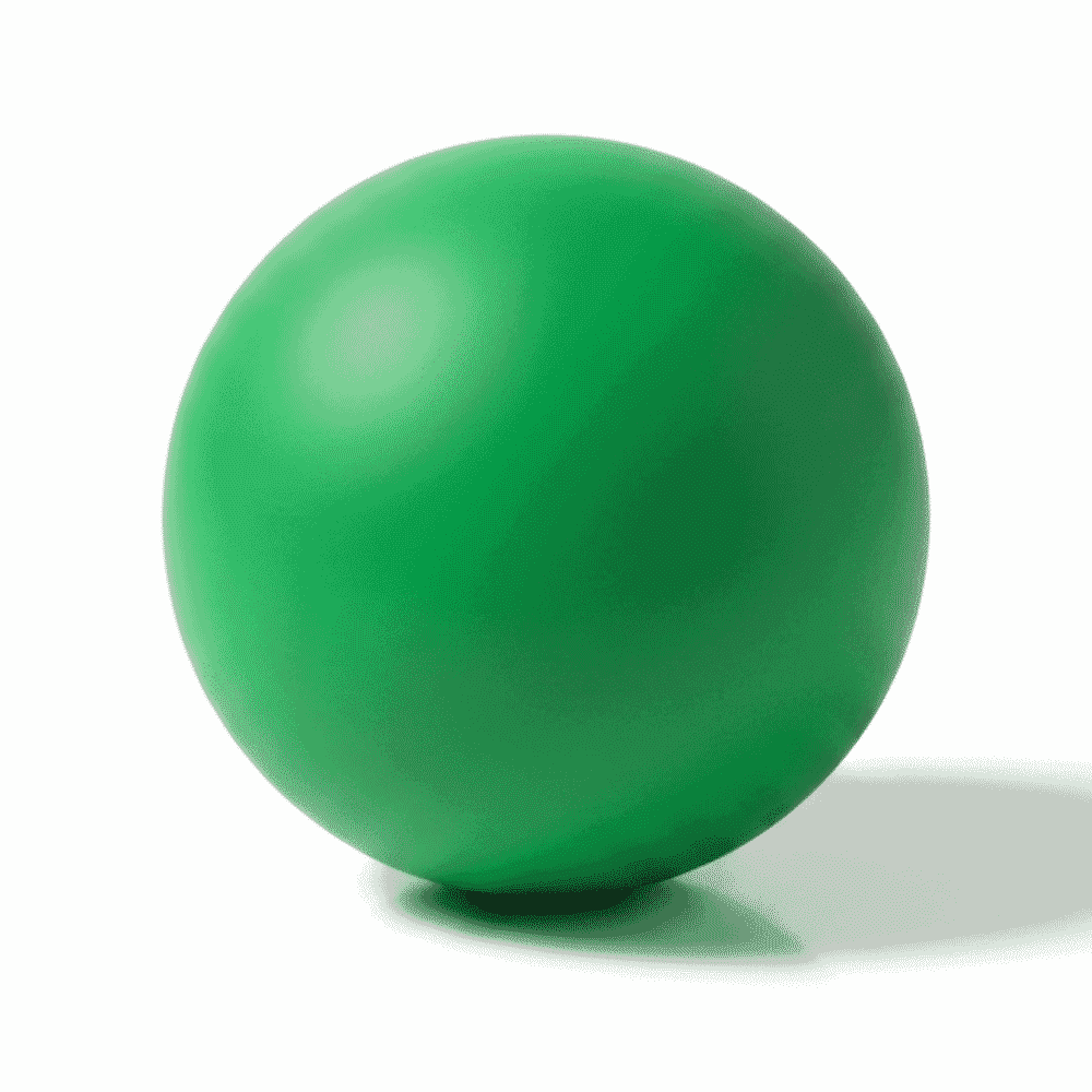foam stress ball green