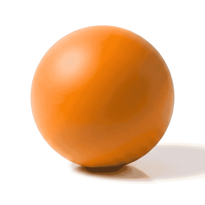 foam stress ball orange