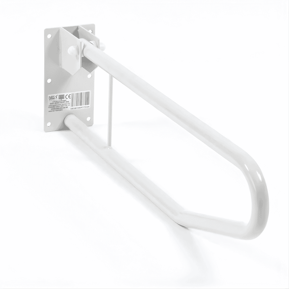 fold down toilet support rail detail