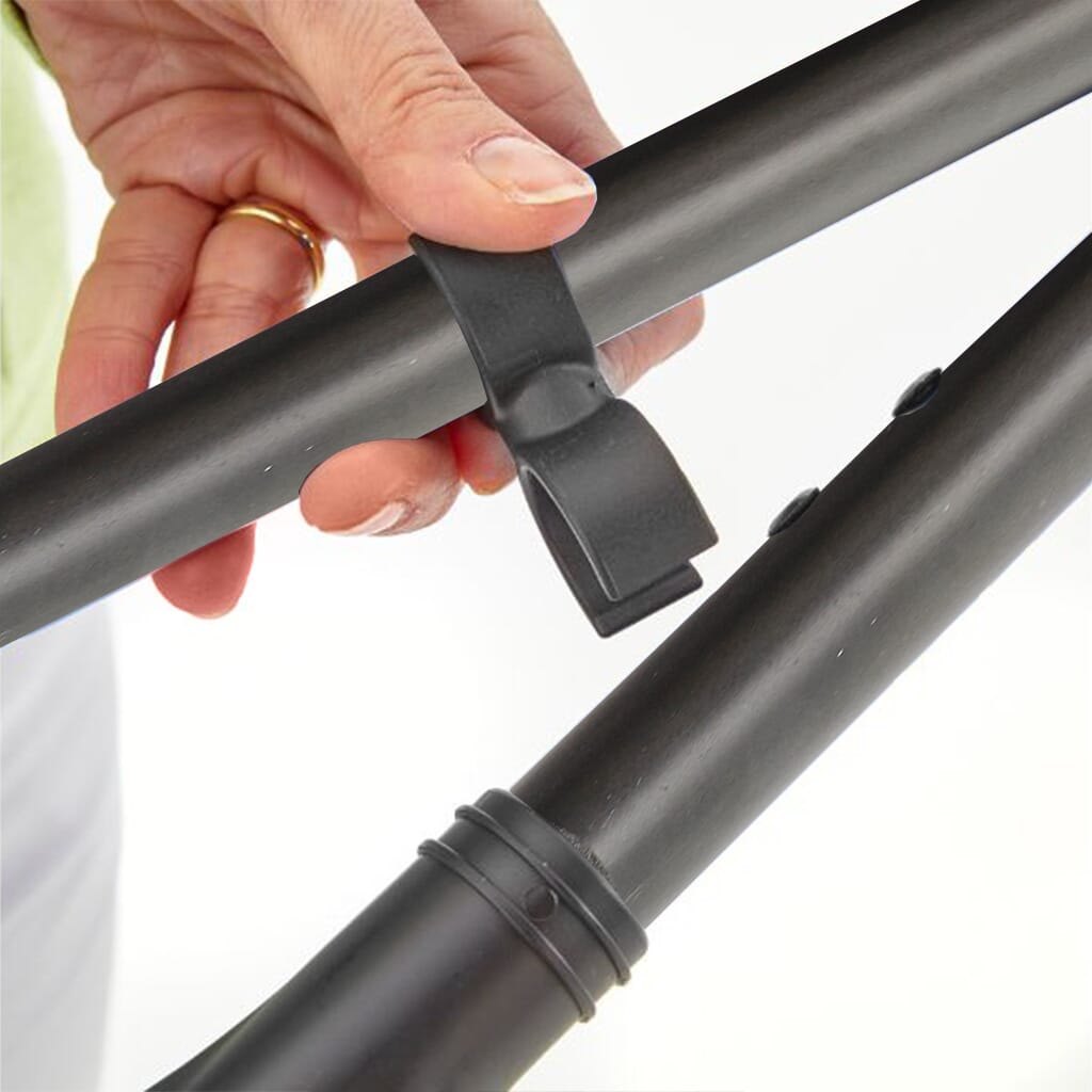 foldacrutch black pair clip