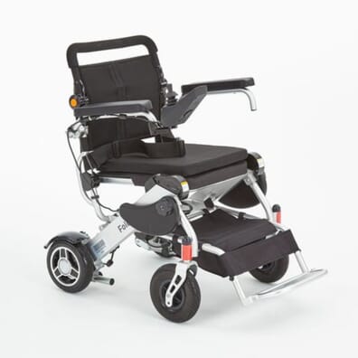 Foldalite Folding Electric Wheelchair - Silver