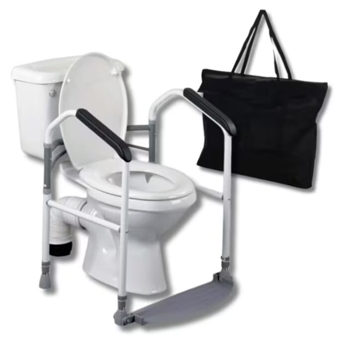 foldeasy toilet frame with carry bag