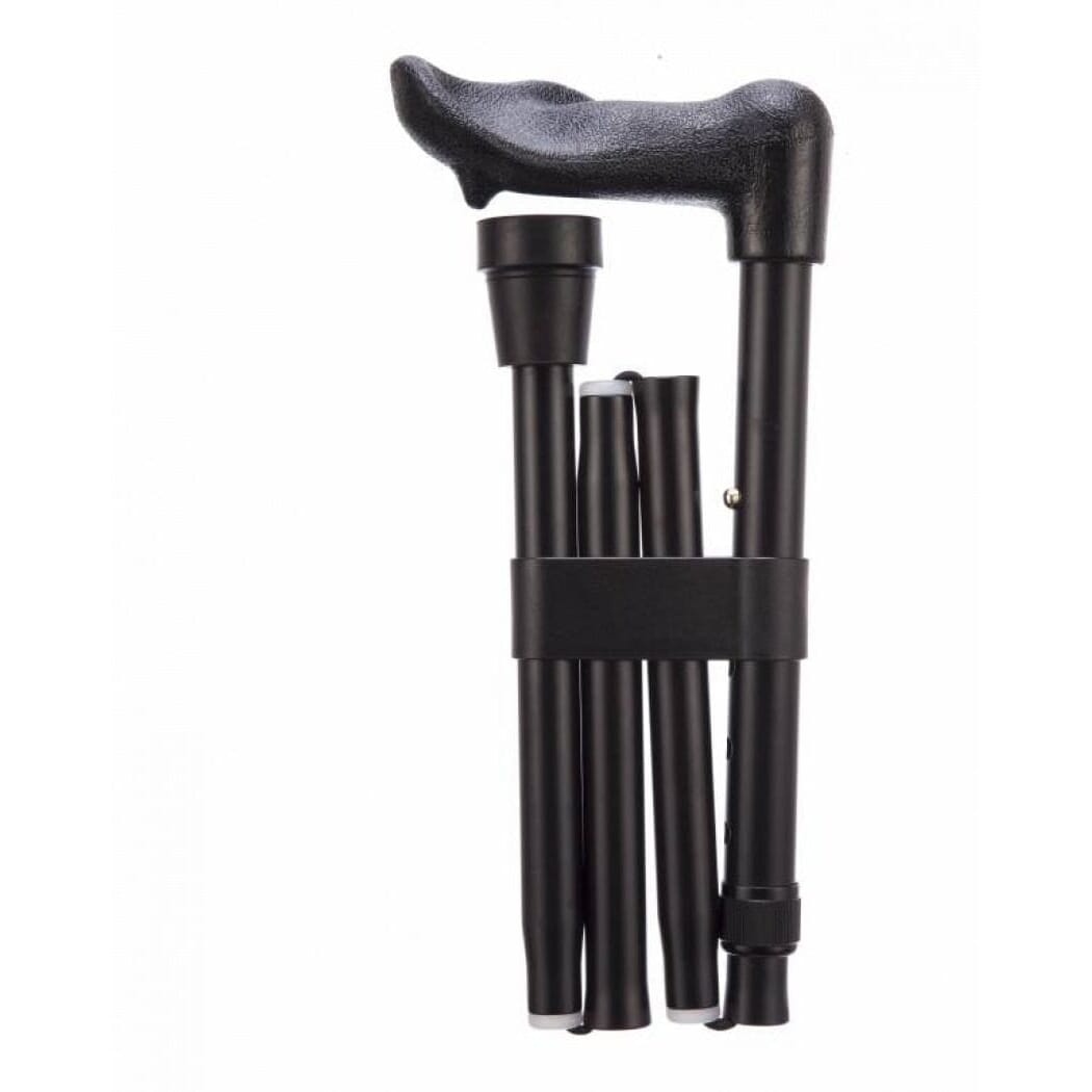 folding arthritis walking stick folded