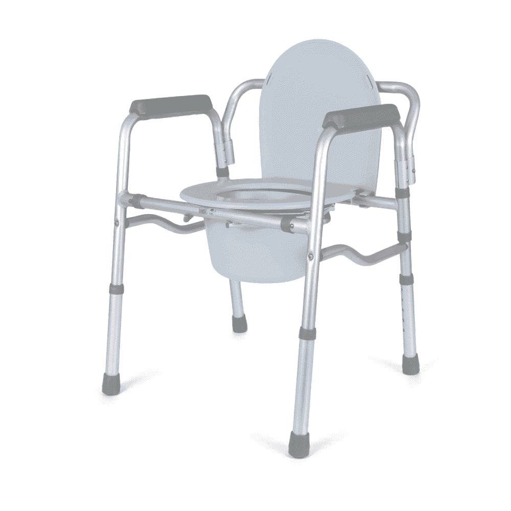 Folding Commode and Toilet Surround
