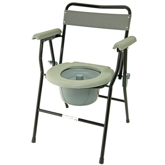 folding commode chair