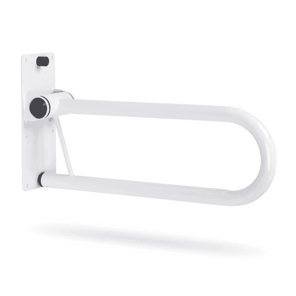 Folding Devon Luxury Toilet Support Rail - Short