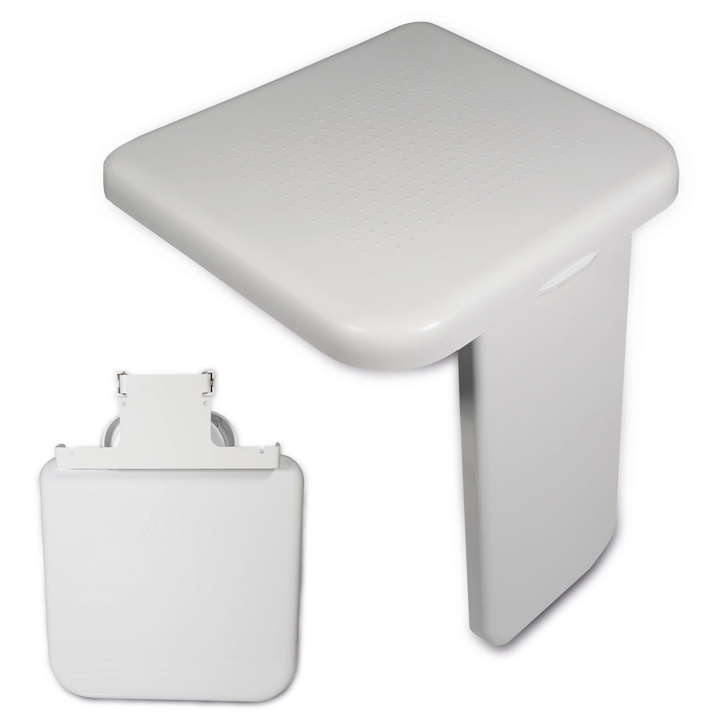 folding shower seat with leg 4