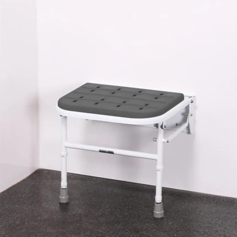 View Folding Shower Seat with Legs Padded Seat information