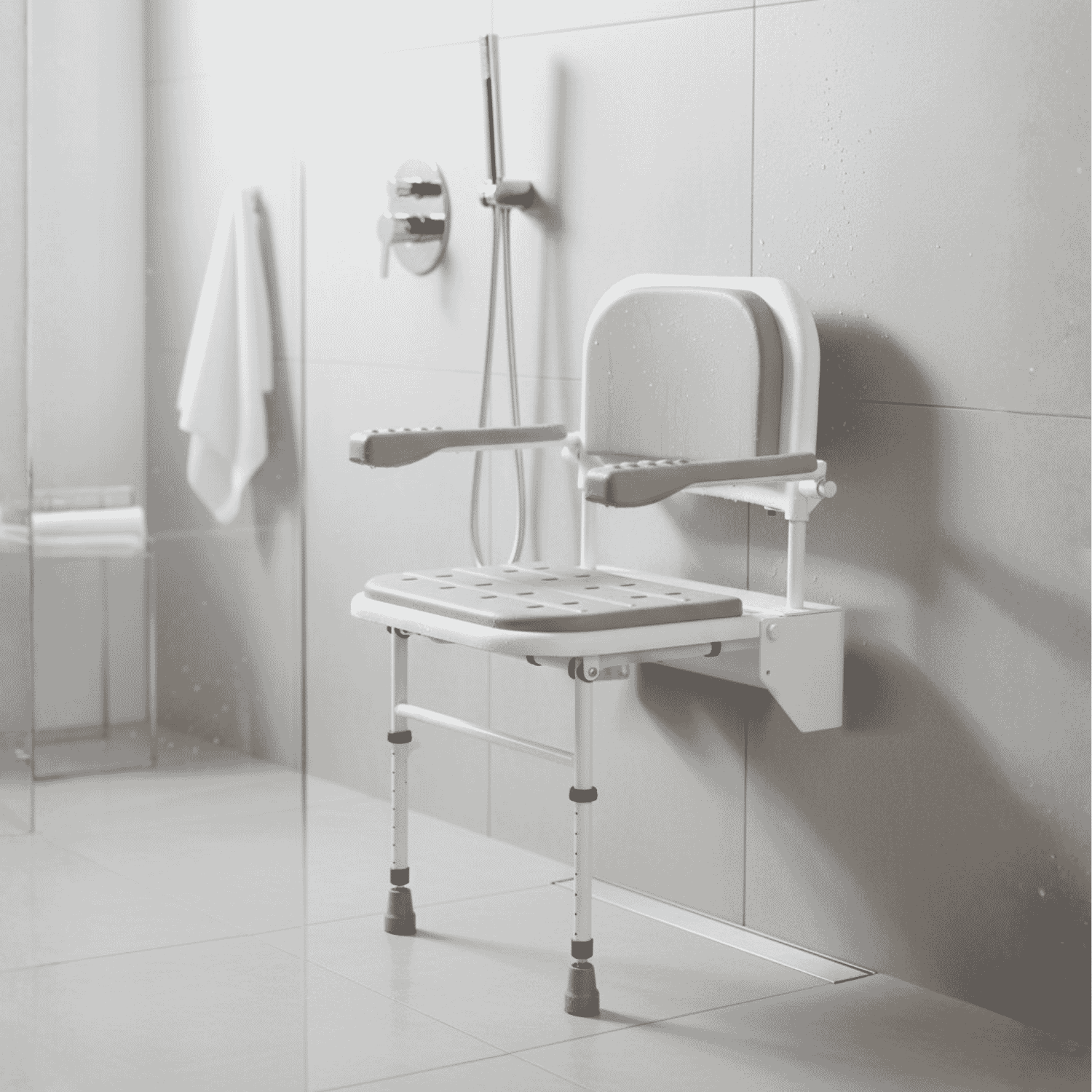 Folding Shower Seat with Legs