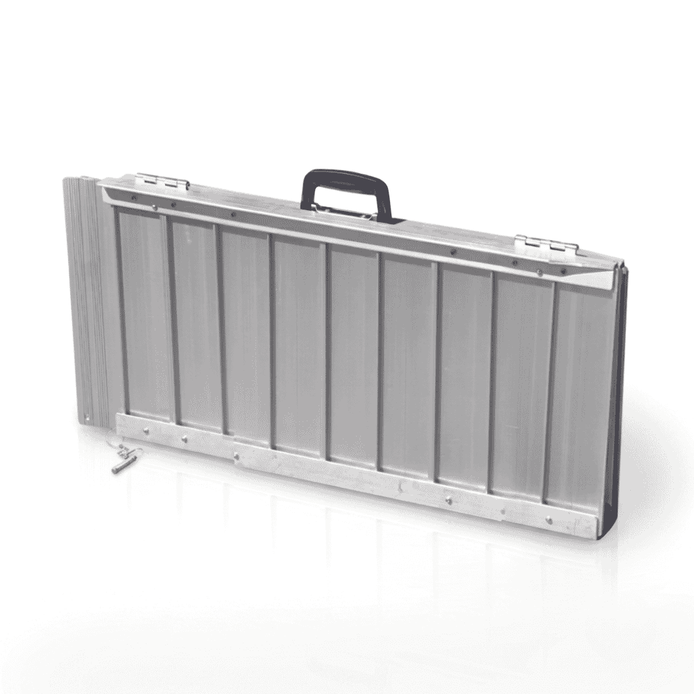 folding suitcase wheelchair ramps 3ft folded up