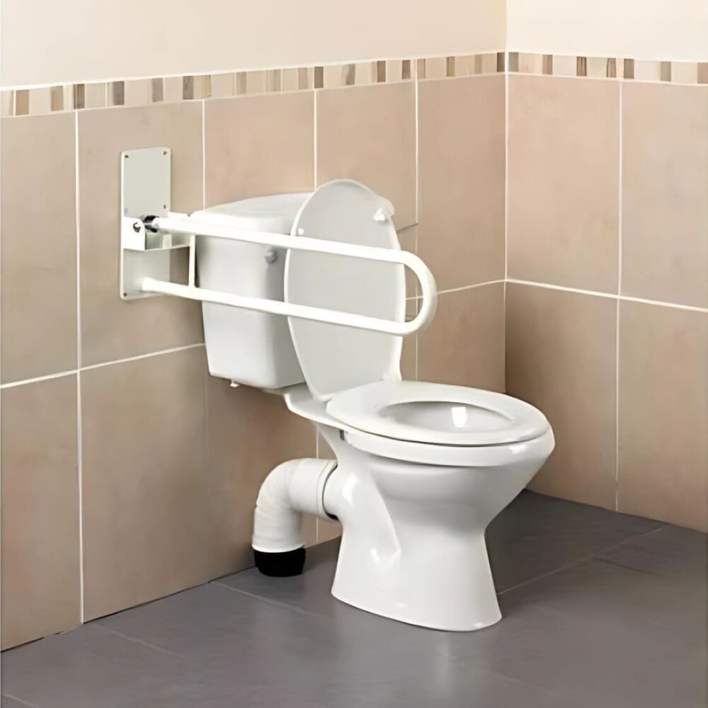 Folding Toilet Support Arm