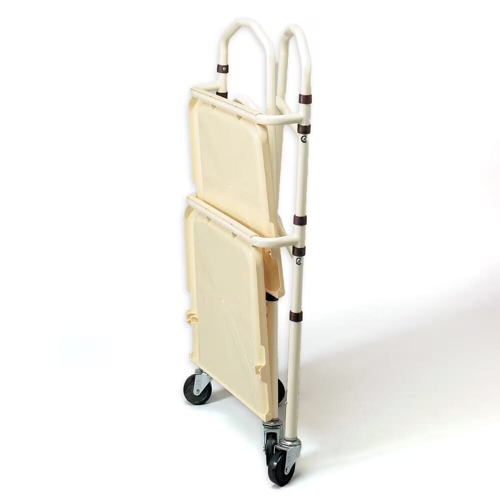 folding trolley walker folded
