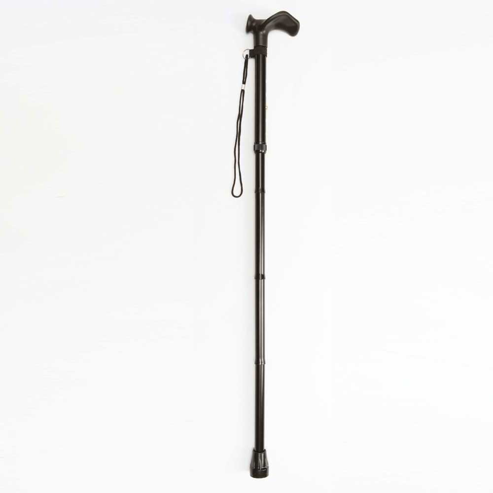 folding walking stick with fischer handle