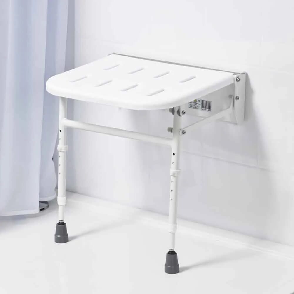 Folding Shower Seat with Legs from Essential Aids