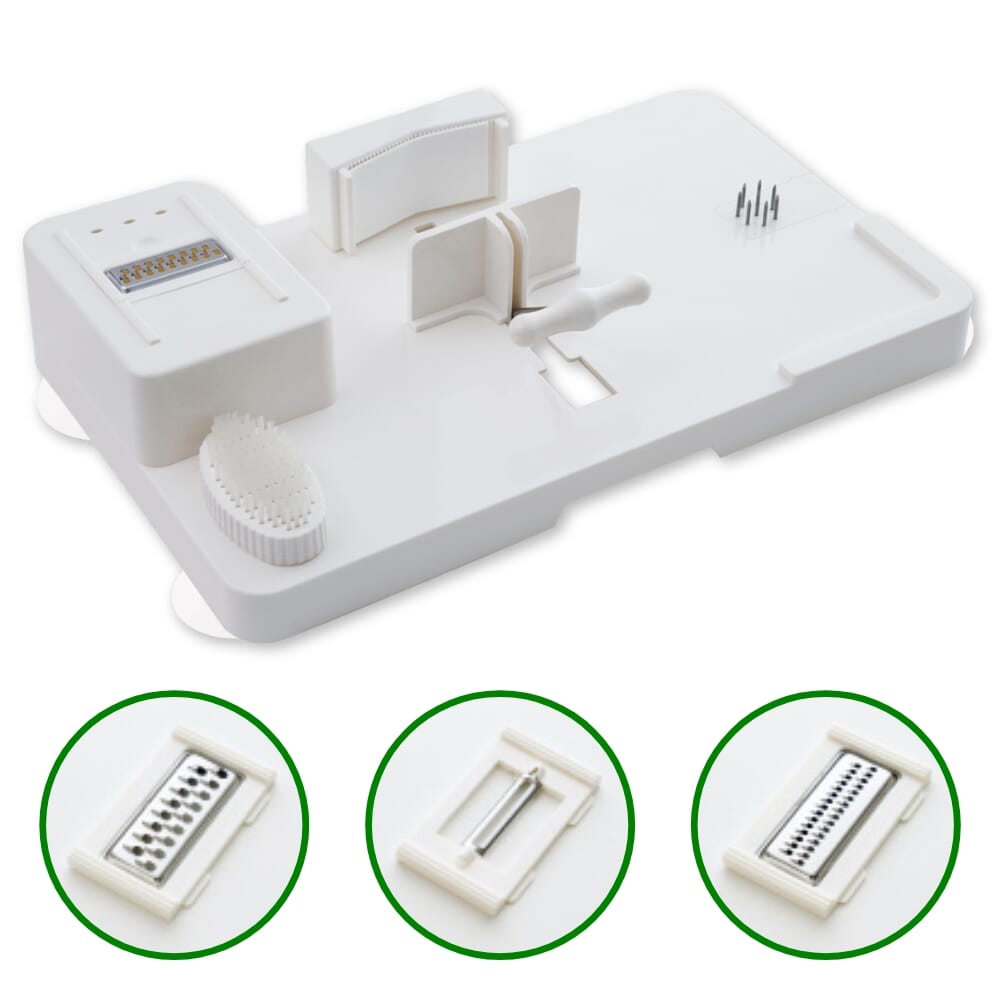 food workstation white plastic stainless steel construction features