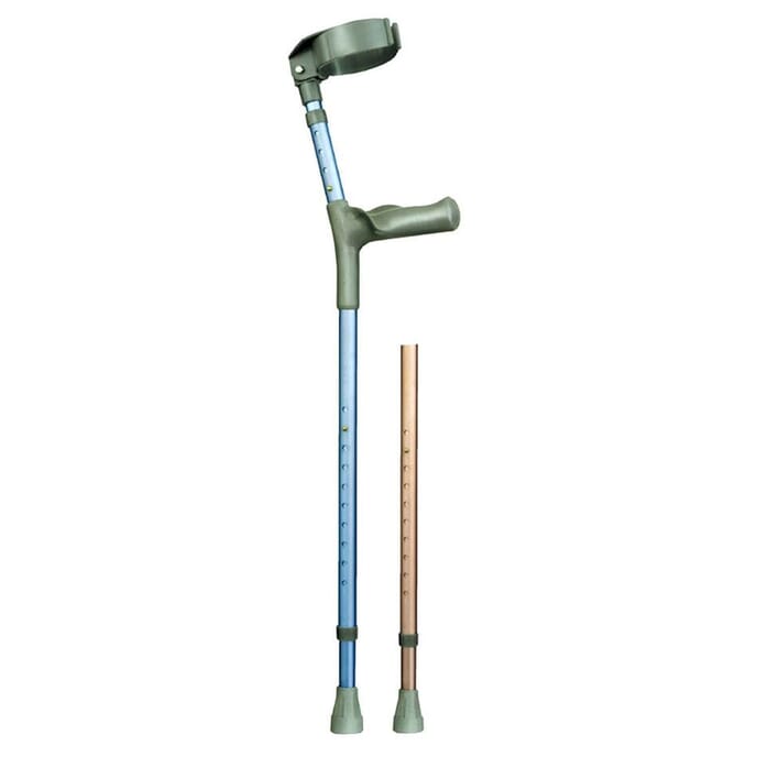 forearm crutches pair bronze