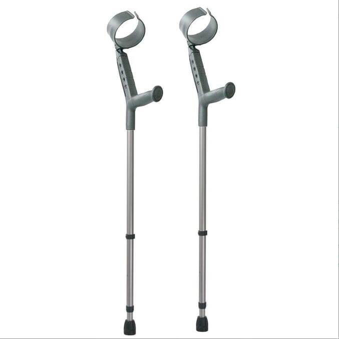 forearm crutches with closed cuff