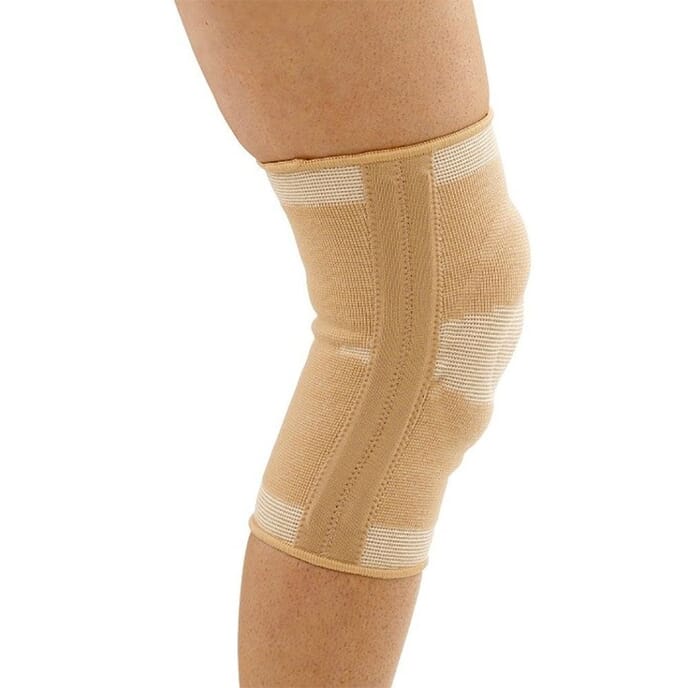 four way elastic knee support with patella ring