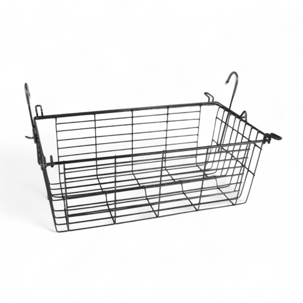 four wheel rollator basket front