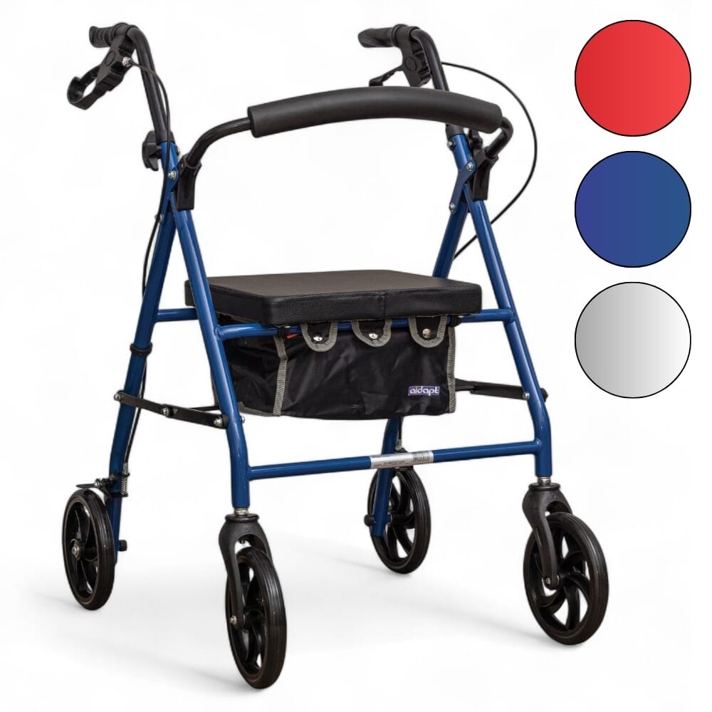 Four Wheeled Rollator with Bag