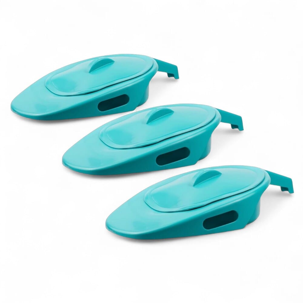 fracture pan with lid green pack of 3