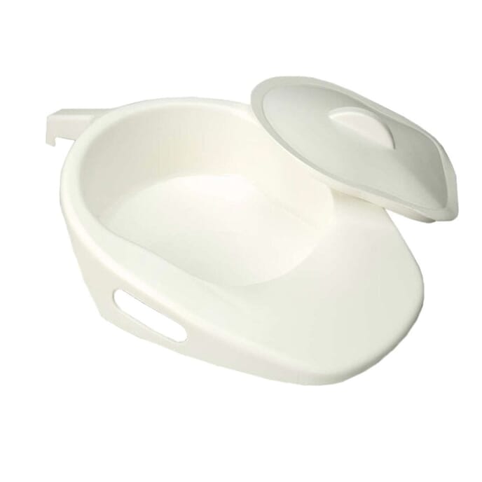 fracture pan with lid white