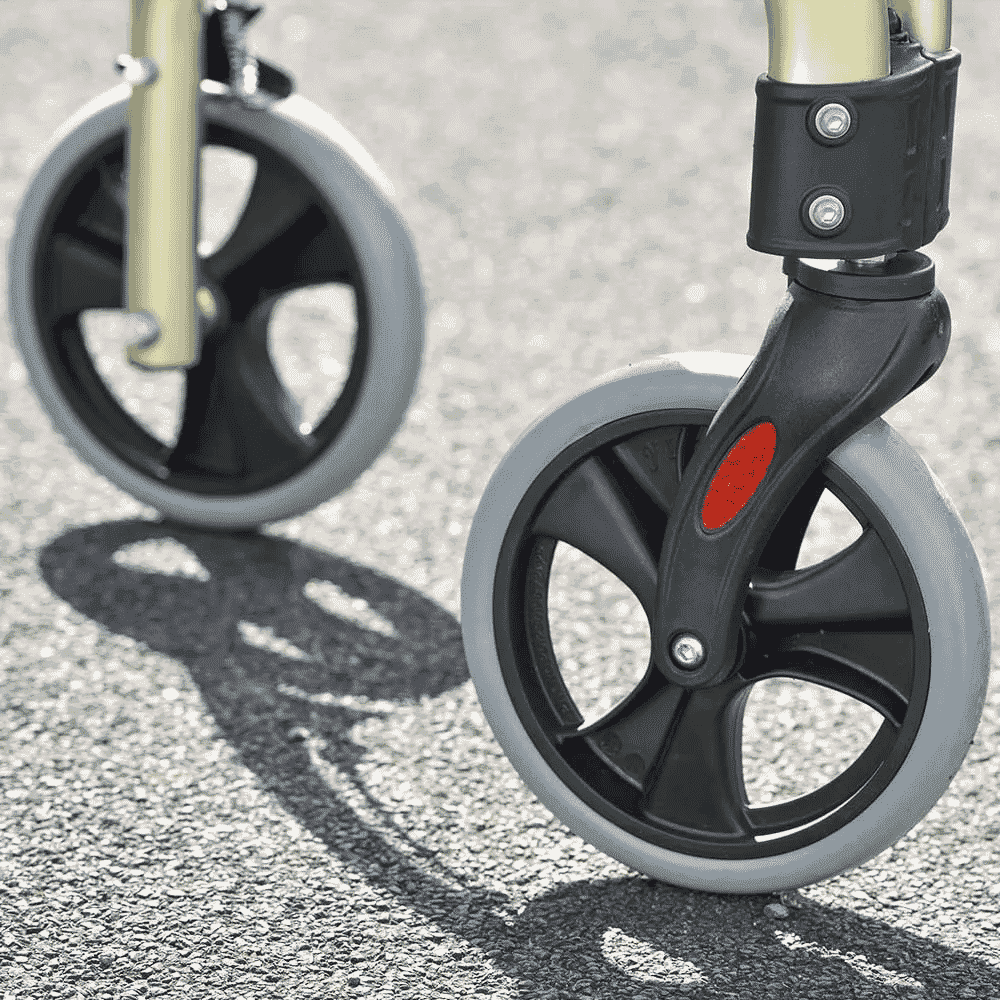 freestyle luxury 3 wheel rollator wheels