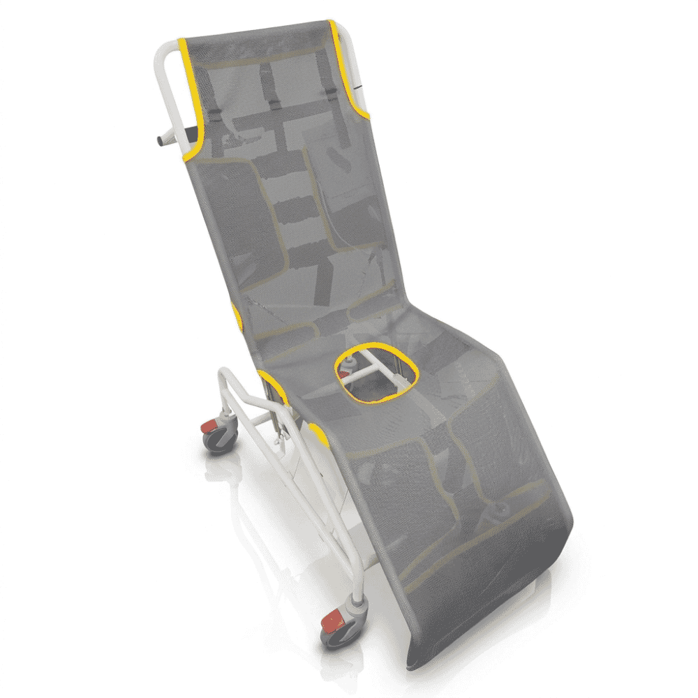 freeway flow shower cradle with aperture