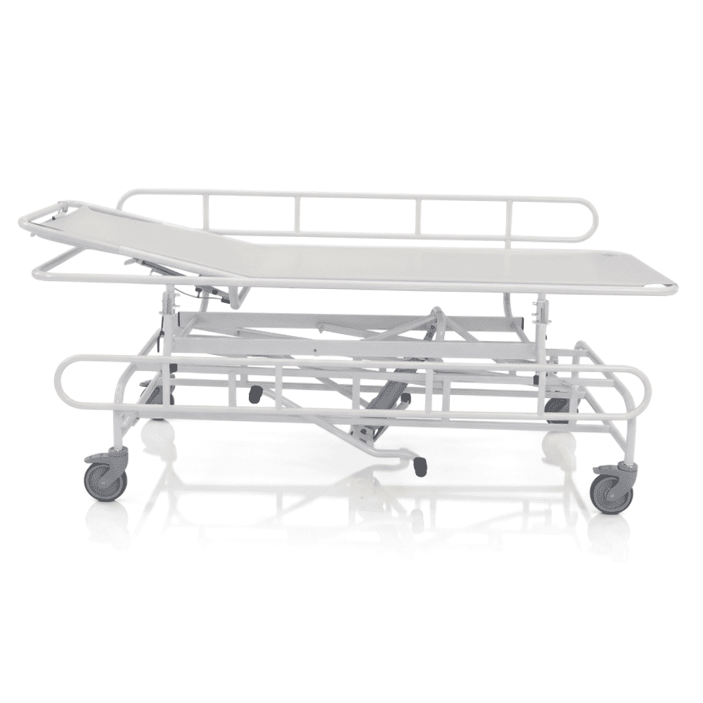 freeway height adjustable shower trolley back lead down