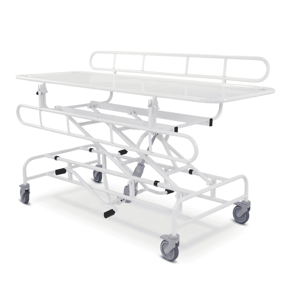freeway height adjustable shower trolley