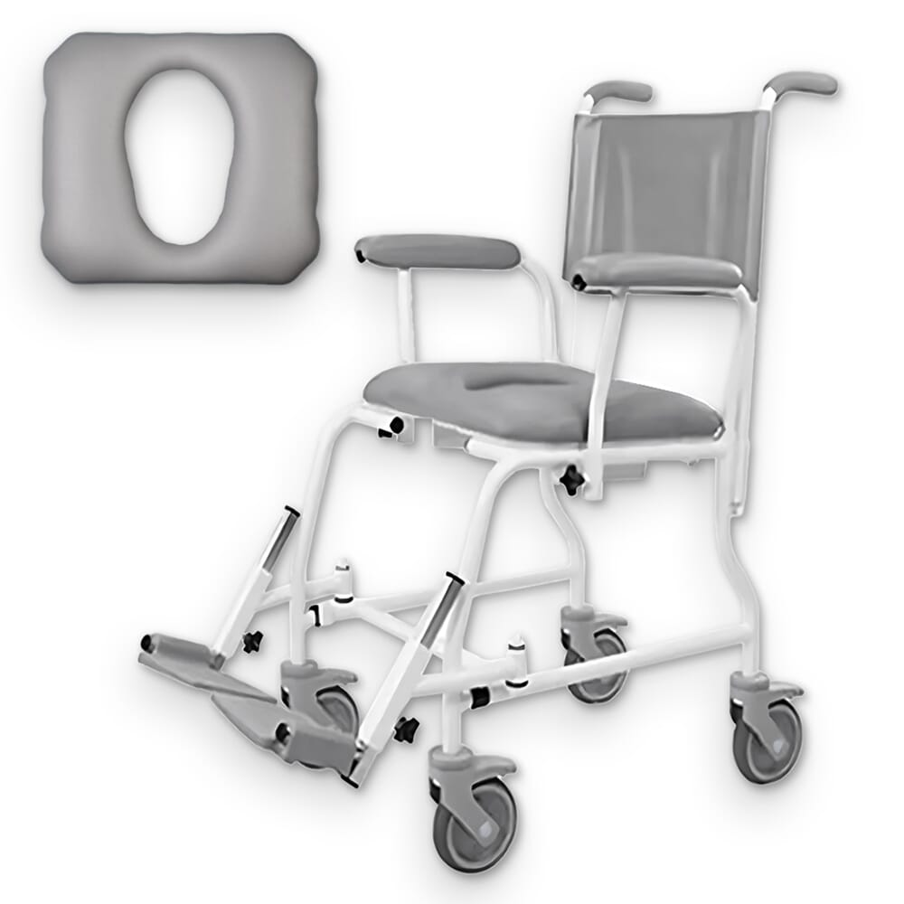 View Freeway T40 Shower Chair with Cut Out Seat Narrow 44cm 17 information