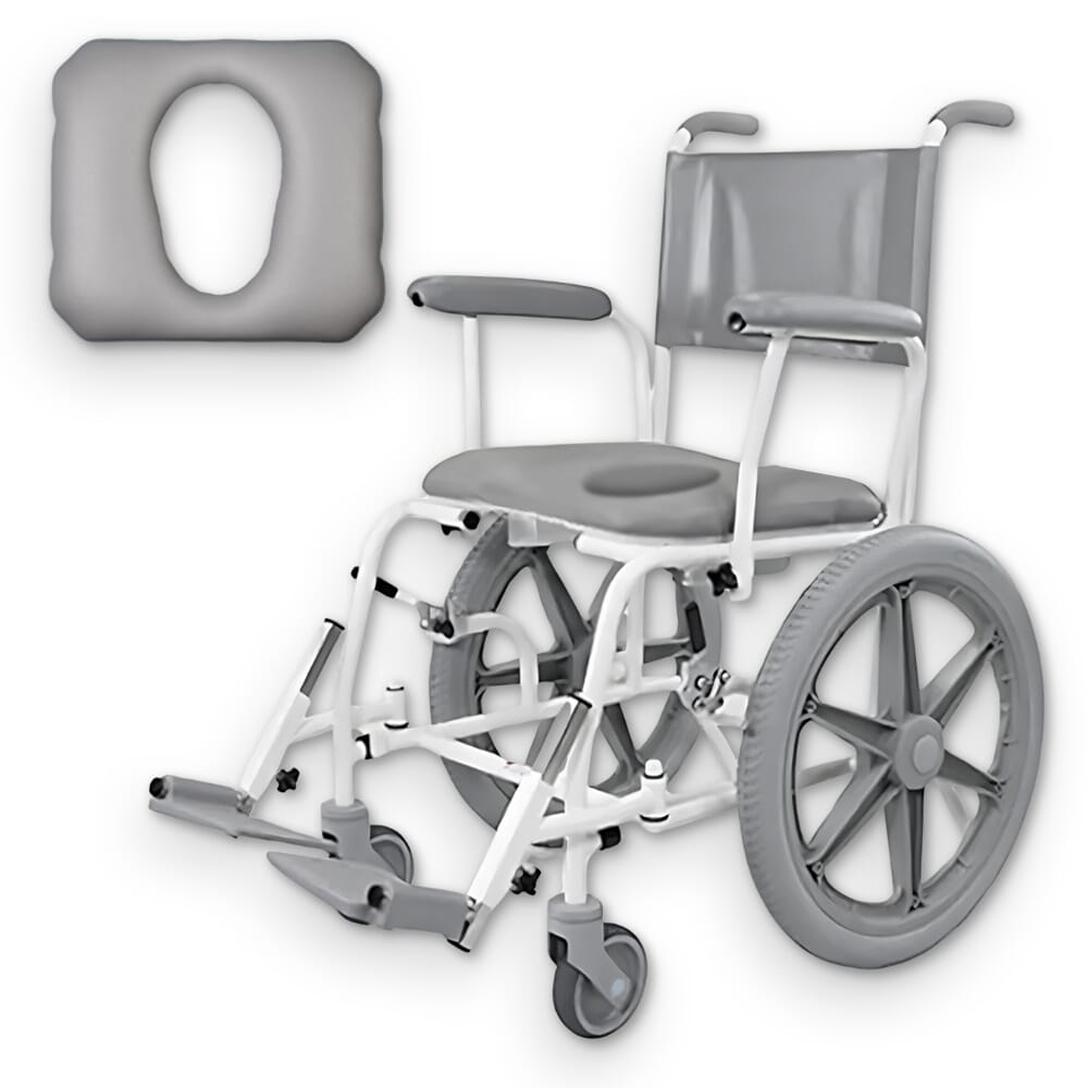 View Freeway T60 Shower Chair with Cut Out Seat Standard 49cm 19 information