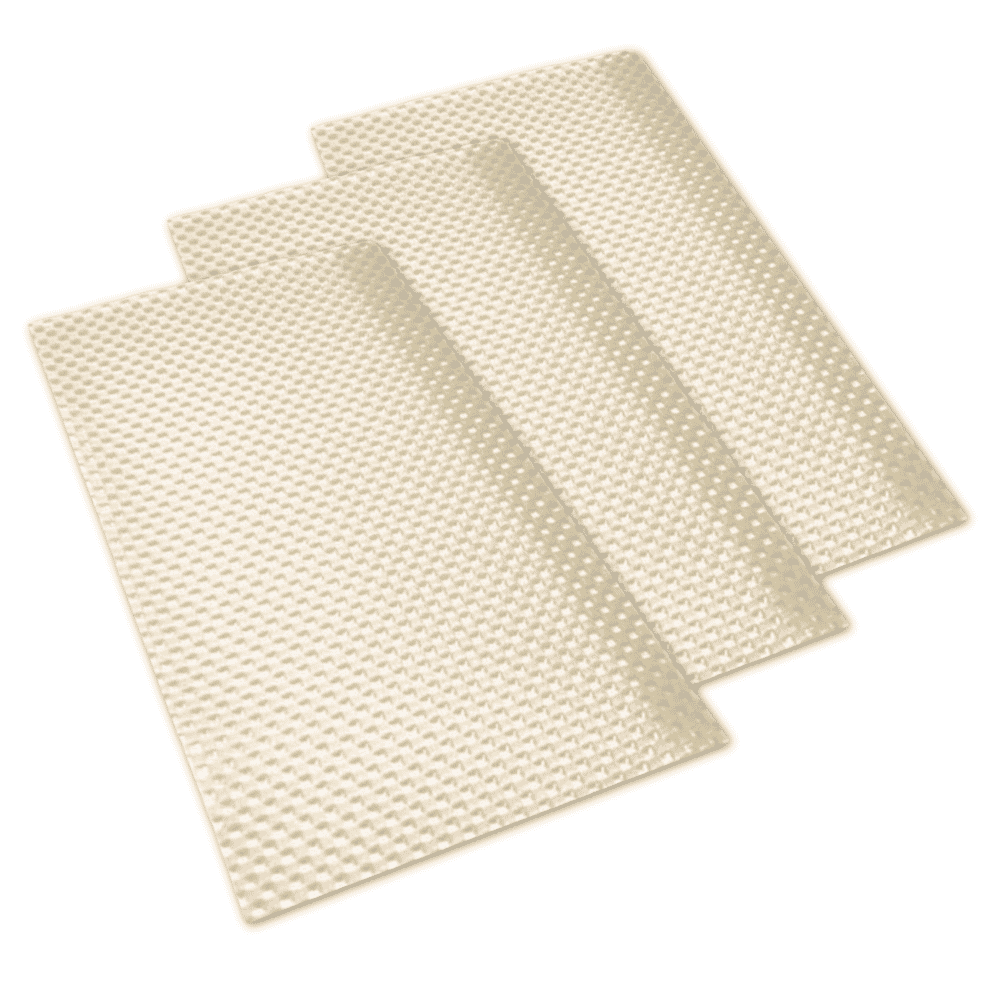 fridge drawer liner almond pack of 3